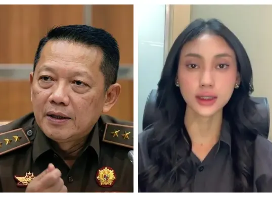 Kolase mantan Jaksa Agung Muda Tindak Pidana Khusus (Jampidsus), Febrie Adriansyah dan Advokat Yuenchi Arwindi. (Sumber: X/@PartaiSocmed)