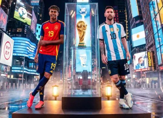 Spanyol vs Argentina siap adu kekuatan di final Piala Dunia 2026. (Sumber: X/@FabrizioRomano)