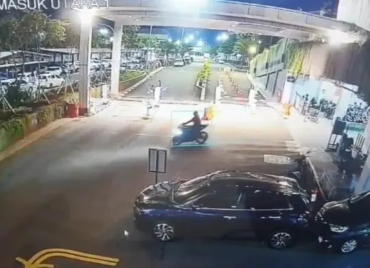 Rekaman cctv yang diamankan pihak kepolisian. (Sumber: Istimewa)