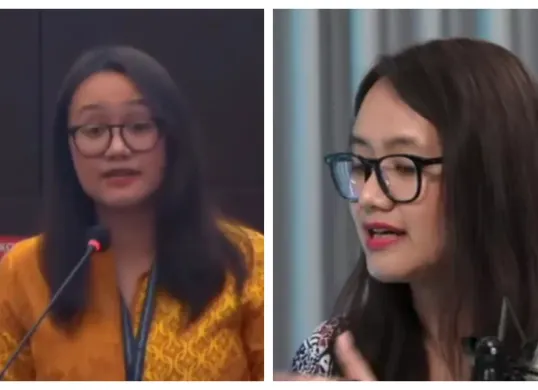 Dosen UGM Nabiyla Risfa Izzati viral setelah mengaku menerima ancaman melalui pesan WhatsApp dari nomor tak dikenal usai menyinggung Menteri Pekerjaan Umum (PU), Dody Hanggodo. (Sumber: X/@pekerjakampus)