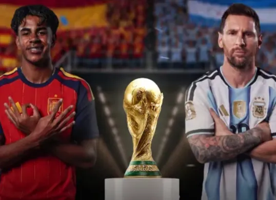 Prediksi susunan pemain Spanyol vs Argentina di final Piala Dunia 2026. (Sumber: Instagram/@maxstream.tv)
