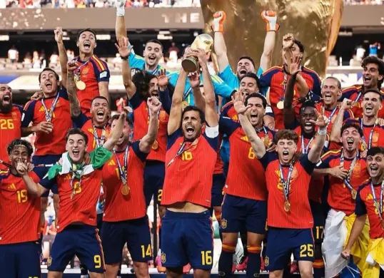 Spanyol resmi menjadi juara Piala Dunia 2026. (Sumber: Instagram/@fifaworldcup)