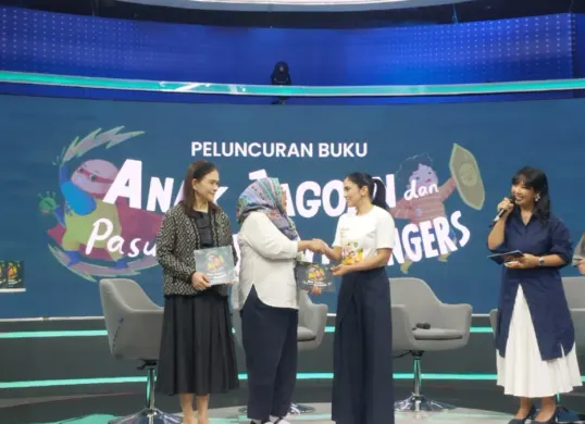 Peluncuran buku Anak Jagoan dan Pasukan Kemo Rangers dari Gerakan Sosial Mulai Dari Kita pada Hari Anak Nasional 2026 untuk mendampingi anak pejuang kanker secara psikologis. (Sumber: Istimewa)