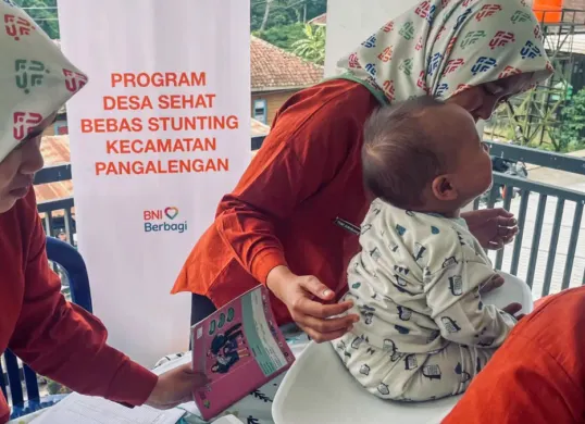 Program pencegahan stunting BNI Berbagi. (Sumber: Istimewa)