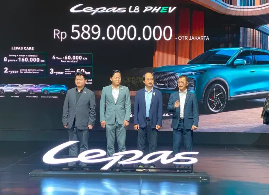 Harga resmi Lepas L8 di Indonesia dijual Rp589 juta OTR Jakarta (Sumber: Poskota/Herdyan Anugrah Triguna)