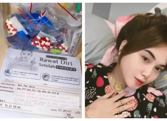 Menantu anggota DPRD Lampung Tengah, Syaifudin, Dhea Adita Aprilia yang viral karena diduga flexing. (Sumber: X/@LambeSahamjja)
