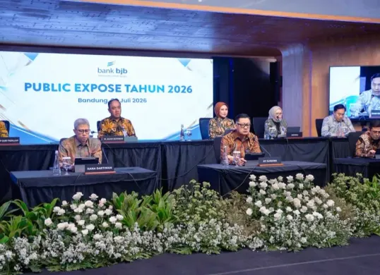 Public Expose bank bjb 2026 yang dihadiri investor, analis pasar modal, dan publik di Menara bank bjb, Bandung, Rabu, 29 Juli 2026. (Sumber: Dok. Istimewa)