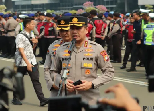 Kepala Bidang Humas Polda Metro Jaya Kombes Budi Hermanto. (Sumber: Poskota/Ali Mansur)