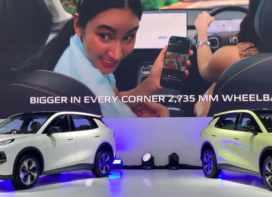 Changan Nevo QO5 resmi diluncurkan di GIIAS 2026 dengan harga spesial untuk 1.000 konsumen pertama. (Sumber: Poskota/Herdyan Anugrah Triguna)