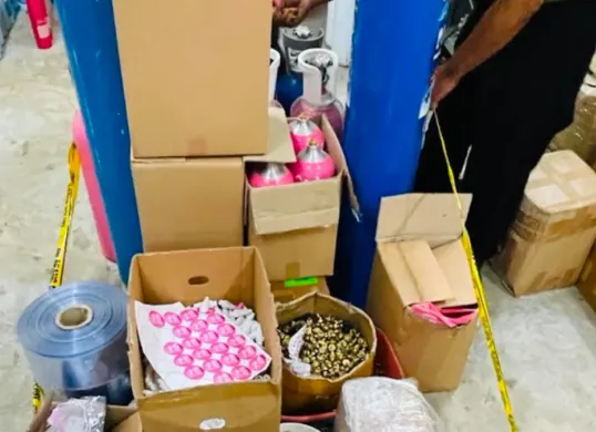 Bareskrim Polri menyita barang bukti berupa tabung gas merek Whippink yang diproduksi di Jakarta Utara. (Sumber: Bareskrim Polri)