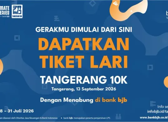 Tangerang 10K menjadi rangkaian acara bank bjb Ultimate 10K Series. (Sumber: Dok. Istimewa)