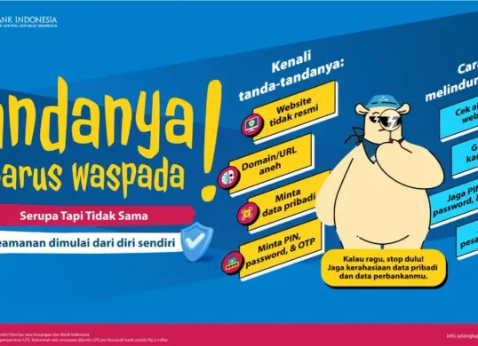 Waspadai modus penipuan digital mengatasnamakan bank bjb. (Sumber: Dok. Istimewa)
