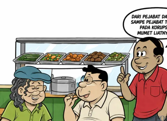 Ilustrasi Obrolan Warteg, Jumat, 31 Juli 2026. (Sumber: Poskota)