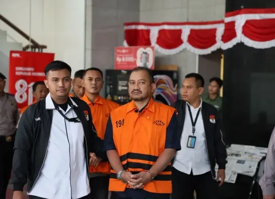 Staf Administrasi KPK Setya Budi Dias Oktavianto, ditetapkan sebagai tersangka dalam kasus dugaan pemerasan terhadap Bupati Pemalang, Anom Widiyantoro. (Sumber: X/@LambeSahamjja)