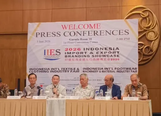 Gelaran acara Indonesia Import dan Export Branding Showcase (IIES) 2026 di ICE BSD, Jakarta, Rabu, 3 Juni 2026. (Sumber: Istimewa)