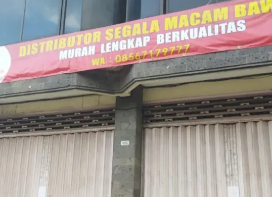 Toko Berkah Bawang Bali disegel aparat kepolisian, pemilik minta perlindungan Komisi III Dewan Perwakilan Rakyat (DPR). (Sumber: Istimewa)