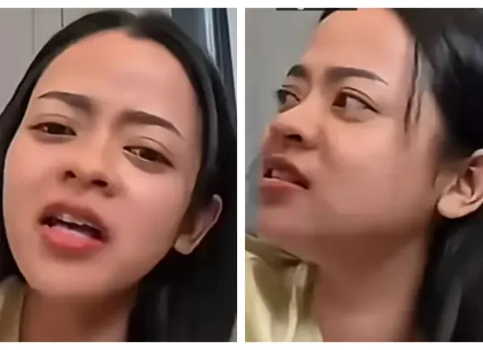 Tangkapan layar sosok bernama Manda yang terlibat dalam perseteruan panas antara Ruben Onsu dan Sarwendah. (Sumber: YouTube Short/@BintangKreatif14)