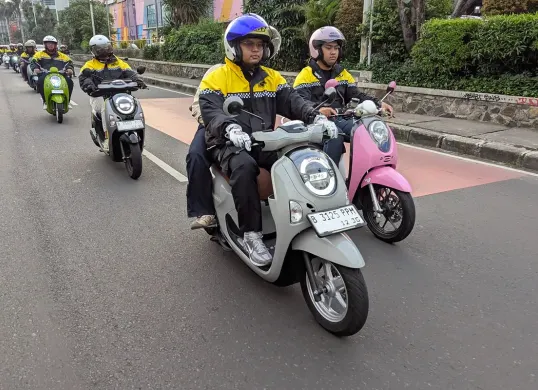 Komunitas Scoopy Kabur Jakarta menggelar kegiatan Scoopy Your Mode (Sumber: Wahana Honda)