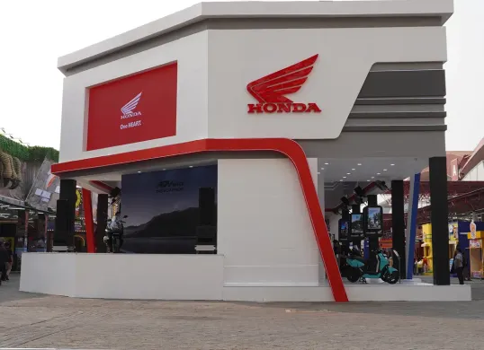 Honda menghadirkan booth megah di Jakarta Fair Kemayoran 2026 (Sumber: PT WMS)