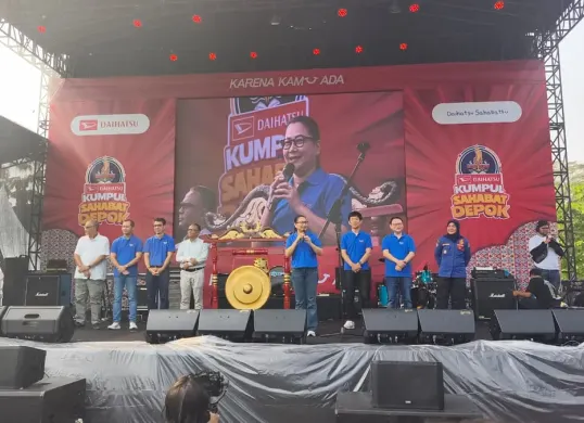 Daihatsu Kumpul Sahabat Depok 2026 sukses menarik lebih dari 10 ribu pengunjung (Sumber: Poskota/ Erwan Hartawan)