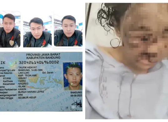 Taufik Hidayat, pria yang diduga menjadi pelaku dalam kasus dugaan penyekapan dan penganiayaan terhadap perempuan berinisial YTR (29) di Kabupaten Bandung. (Sumber: X/@dailywni)