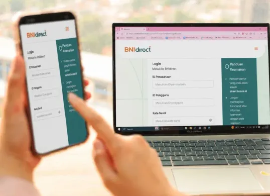 BNIdirect DHE SDA Dashboard untuk membantu eksportir. (Sumber: Dok. BNI)