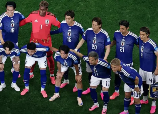 Timnas Jepang berhasil lolos ke babak 32 besar Piala Dunia 2026 dengan status runner-up Grup F. (Sumber: Instagram/@fifaworldcup)