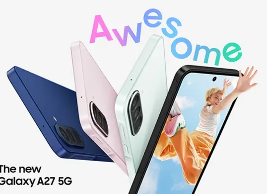 Samsung Galaxy A27 5G resmi diperkenalkan dengan chipset Snapdragon 6 Gen 3, layar Super AMOLED 120Hz, kamera 50MP OIS, dan jaminan pembaruan Android hingga enam tahun. (Sumber: Samsung)
