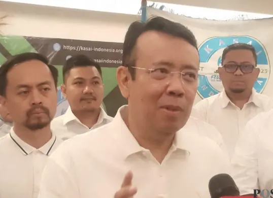 Ketua Umum KASAI, Achmad Tjachja Nugraha. (Sumber: Poskota/Pandi Ramedhan)
