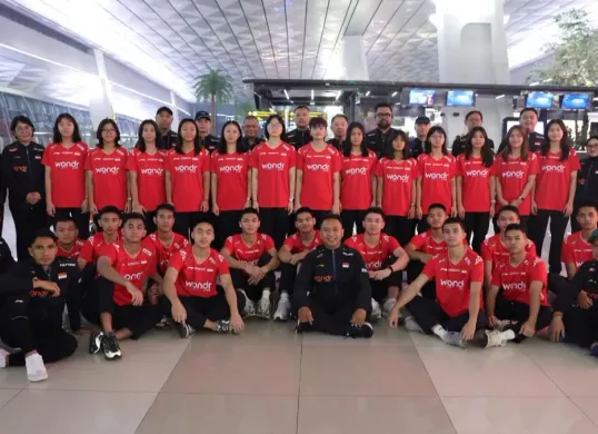 26 atlet muda Indonesia akan berlaga pada ajang Badminton Asia Junior Championships 2026 di Yatsushiro City General Gymnasium, Jepang. (Sumber: Dok. Istimewa)