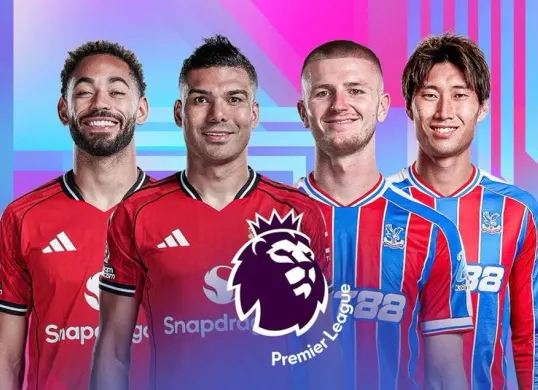 Pertandingan Manchester United vs Palace di Liga Inggris 2025/2026. (Sumber: Vidio.com)
