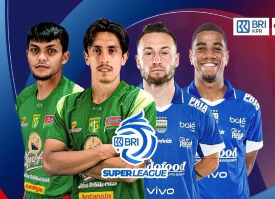 Tonton live streaming Persebaya Surabaya vs Persib Bandung di BRI Super League 2025/2026 malam ini pukul 20.30 WIB. (Sumber: Vidio.com)