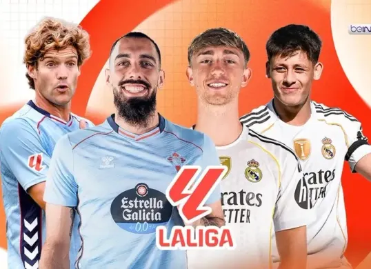 Nonton live streaming Celta Vigo vs Real Madrid di Liga Spanyol 2025/2026. (Sumber: Vidio.com.)