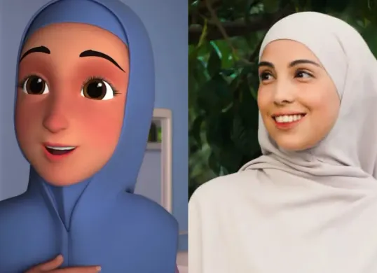 Sabrina Farhana disebut sebagai sosok umma di animasi Nussa Rara. (Sumber: Kolase Instagram/@sabrinafarhana dan @nussaofficial)