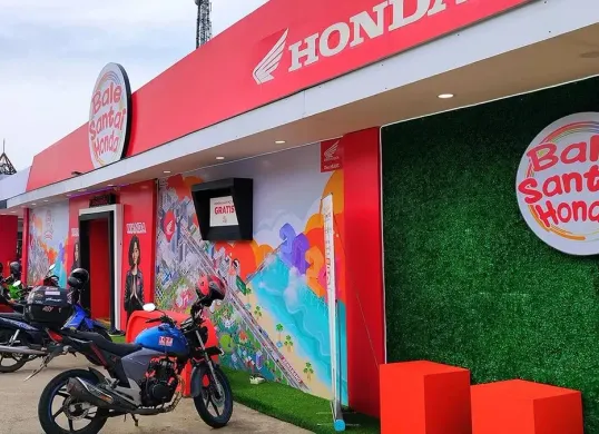 PT Wahana Makmur Sejati menghadirkan Bale Santai Honda. (Sumber: WMS)