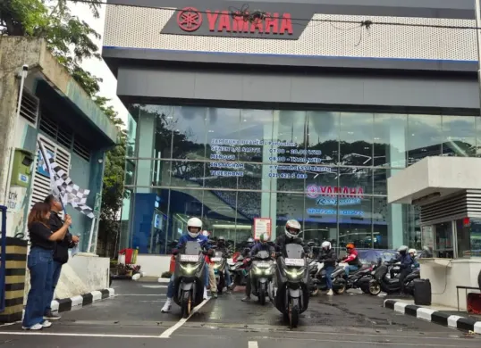 Yamaha menggelar event Yamaha Members Ride Connection bagi pengguna aplikasi My Yamaha Motor. (Sumber: Dok. Yamaha)