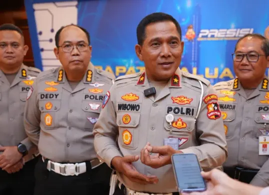 Dirregident Korlantas Polri Brigjen Wibowo mengimbau kepada masyarakat untuk waspada saat membeli kendaraan bekas. (Sumber: Dok. Korlantas Polri)