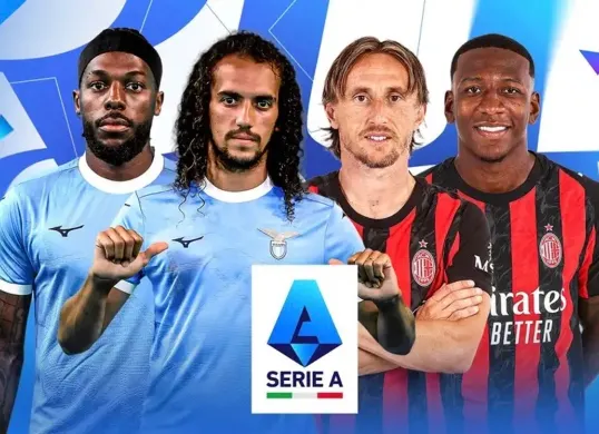 Jadwal live streaming Serie A 2025/2026 antara Lazio vs AC Milan. (Sumber: Vidio.com)