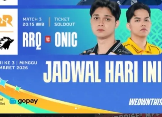 Jadwal pertandingan RRQ Hoshi vs Onic di MPL ID S17 Week 1. (Sumber: Instagram/@mpl.id.official)