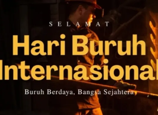 Ilustrasi - Contoh Ucapan Hari Buruh 2026. (Sumber: Canva/NYX)