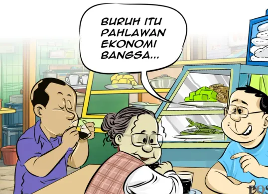 Ilustrasi Obrolan Warteng edisi Sabtu, 2 Mei 2026. (Sumber: Poskota/Arif Setiadi)