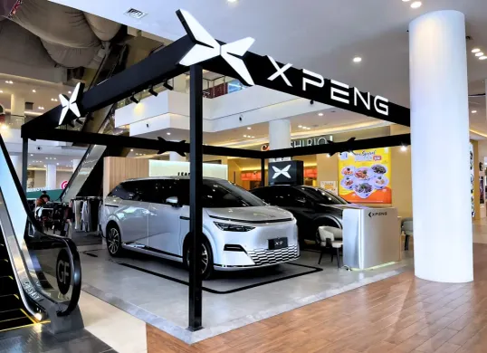 Xpeng resmi membuka pop-up booth di One Batam Mall (Sumber: Xpeng)