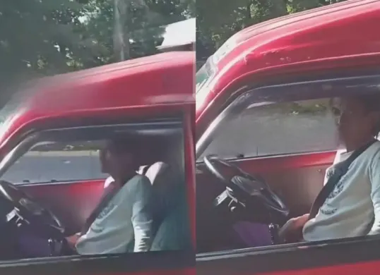 Aksi tak pantas yang diduga dilakukan seorang sopir angkutan kota (angkot) menjadi perbincangan luas setelah videonya tersebar dan viral di media sosial. (Sumber: Istimewa)