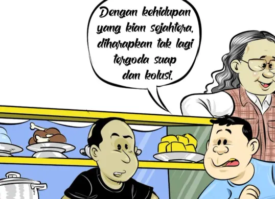 Ilustrasi Obrolan Warteg edisi Selasa, 5 Mei 2026. (Sumber: Poskota/Arif Setiadi)