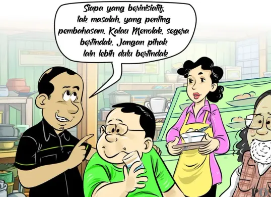 Obrolan warteg edisi hari ini, Senin, 11 Mei 2026. (Sumber: Poskota/Arif Setiadi)