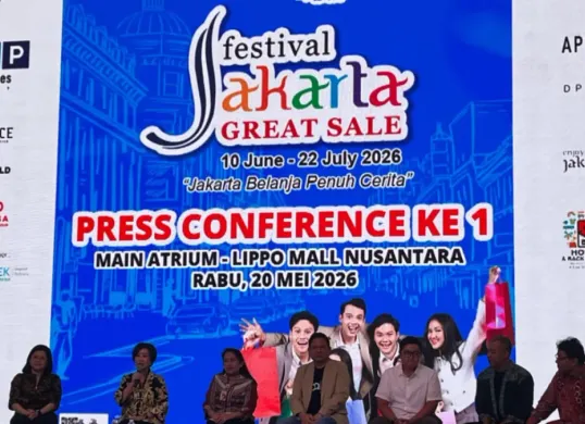 Kegiatan Festival Jakarta Great Sale (FJGS) 2026 yang digelar di salah satu pusat perbelanjaan di wilayah Jakarta Selatan, Rabu, 20 Mei 2026. (Sumber: Istimewa)