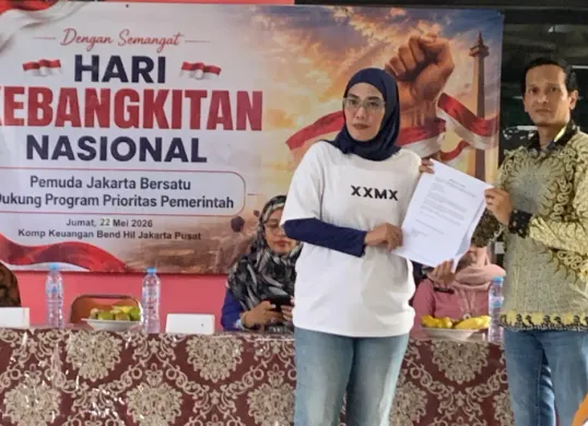 Potret Deklarasi Pemuda Jakarta di RPTA Taman Keuangan, Jakarta Pusat, Jumat, 22 Mei 2026. (Sumber: Istimewa)