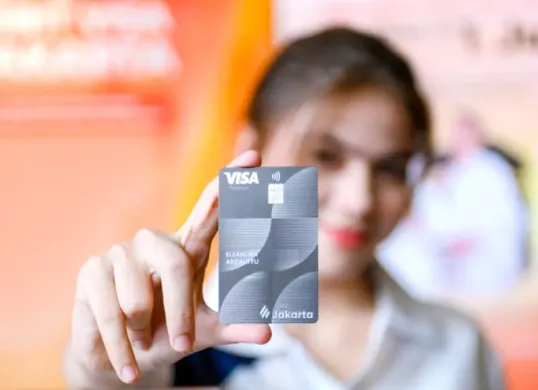 Kartu Debit VISA Bank Jakarta. (Sumber: Istimewa)