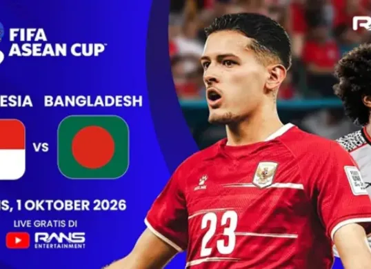 Link live streaming Timnas Indonesia vs Bangladesh FIFA ASEAN Cup 2026. (Sumber: YouTube/RANS Entertainment)