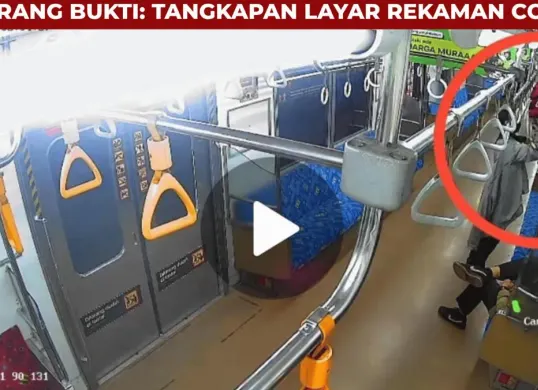Polda Metro Jaya mengungkap dugaan pencurian barang milik penumpang di dalam gerbong kereta rel listrik (KRL) yang terjadi pada Selasa, 29 September 2026. (Sumber: Polda Metro Jaya)